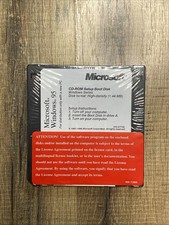 Microsoft 3.5” Windows 95 CD-ROM Setup Boot Disk Factory Sealed picture