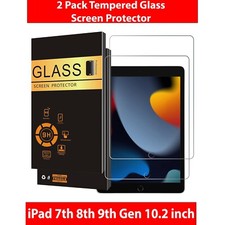 2-Pack Tempered Glass Screen Protector For Apple iPad 9th 8th Generation 10.2 in picture