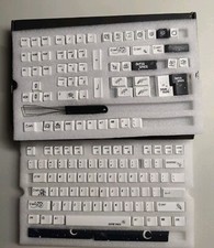 JSJT Space 138 Keys Keycaps Cherry Profile Keycaps PBT, White picture
