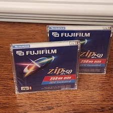 Fujifilm Zip 250MB Disk IBM Formatted (Lot of 2 New Sealed) picture