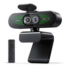 EMEET NOVA 4K Dual Camera Webcam 11X Hybrid Zoom PDAF Remote Control USB PC picture