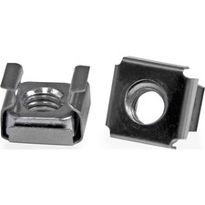 StarTech 50 Pkg M6 Cage Nuts for Server Rack Cabinet - Cage Nut - 50 / Pack picture