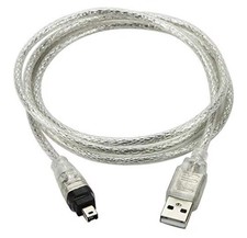 USB 2.0 Male~IEEE 1394 Mini 4Pin Male iLink Firewire DV Adaptr Cable Comp.w/Sony picture