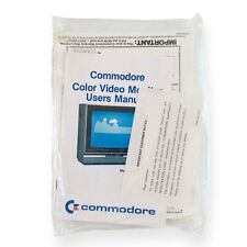 VTG 1982 Commodore 1702 Color Video Monitor User's Manual SEALED picture