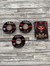 Diablo II 2 PC Game 2000 Blizzard Entertainment Vintage 3 Disc Set - WORKS picture