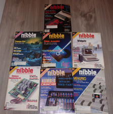 LOT OF 7  Nibble Magazines Apple II  1989 JUN- DEC picture
