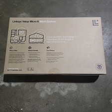 LINKSYS VELOP MICRO 6 MESH SYSTEM WIFI ROUTER WIFI SPEED UP TO 3GBPS NEW SEALED picture