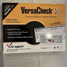 VersaCheck X1 Gold 2026 Home & Business Finance & Check Creation Solution NEW picture
