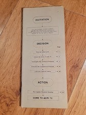 Vintage 1972 Association Computing Machinery Conference Booklet computer MIT picture