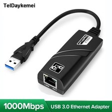 USB 3.0 Gigabit Ethernet LAN RJ45 1000Mbps Network Adapter For Windows PC 1pc picture