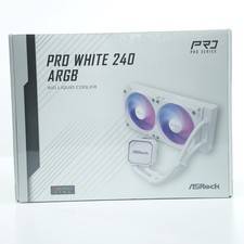 Asrock Pro White 240 ARGB CPU Liquid Cooler with Ring-Frame Fans picture