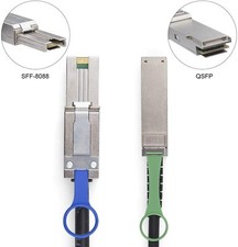 External SAS Cable QSFP SFF-8436 to SFF-8088 SAS Cable For NetApp DS4243 DS4246 picture