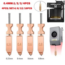 Set For Flashforge AD5X Upgraded Harden Hotend Nozzles 0.25-0.8mm All-in-One NEW picture