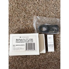 CompuLocks Lock Tab with Combination Cable Lock for MacBook Pro New in Box picture