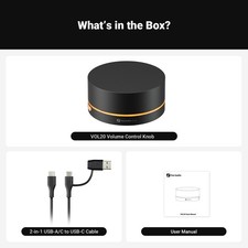 Fosi Audio VOL20 Bluetooth Volume Control Knob USB Powered Audio Controller picture