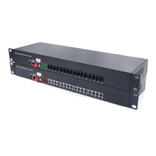 Premium 16 Telephone Extenders Tel RJ11/ 100M Ethernet RJ45 over Fiber Optic FC picture