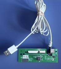 WORKING Membrane Keyboard Controller Board USB Mac Layout OEM Replacement Part picture