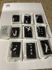 Black Box WP465 3 DATA PORT WALL PLATE Black LOT OF 10 picture