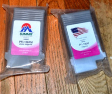 2 Compatible Cartridges for canon PFI-106 PM & 106 M Magenta Ink& PM ink picture