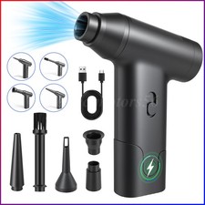 Compressed Air Duster 300000RPM, Cordless Electric Duster Brushless Motor 2-in-1 picture