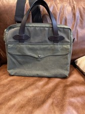 Filson Original Briefcase Green Canvas  (Tablet) - Rare picture