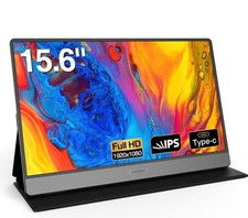 Koorui 15.6 Inch Portable Monitor 1080p FHD IPS Display picture