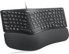Nulea RT05C Wired Ergonomic Keyboard, Split Keyboard with Cushioned Wrist Rest picture