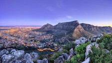 Landscape hills south africa mountains town cape table Custom Gaming Mat Desk picture
