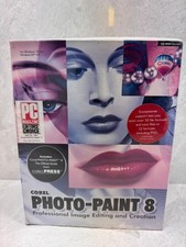 Corel PHOTO-PAINT 8 PC CD-ROM Image Editing Software NEW SEALED Windows 95 NT picture
