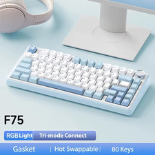 F75 2.4G Wireless/Bluetooth/Wired Gaming Mechanical Keyboard RGB Customized 75%  picture