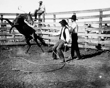 Cowboy Bronc Busters Mouse Pad 7 3/4  x 9