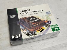 Intel OverDrive Processor DX4ODP100, SZ957, BOXED CPU, NEVER USED, SEALED PACK picture