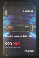 Samsung 990 PRO 2TB NVMe PCIe 4.0 M.2 (MZ-V9P2T0B/AM) Internal SSD New Sealed picture