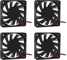 4PCS Dual Ball Bearings Fan 60X60X10Mm DC 12V 6010 Brushless Cooling Fan picture