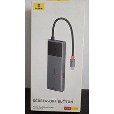 6in1 USB-HUB Metal Gleam Series II USB-A/USB-C/USB-C PD/HDMI/RJ45 in Schwarz picture