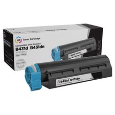 LD 44574901 Black Laser Toner Cartridge for Okidata B431dB431dn MB472w MB562w picture