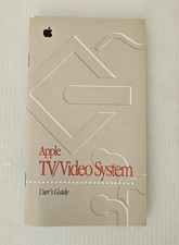 Apple TV Video System Users Guide Manual 1995 picture