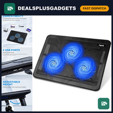 Cooling Pad for 15.6-17 Inch Laptops - Ultra-Slim, Quiet Fan, Ergonomic Design picture