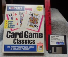 * Vintage - EXPERT SOFTWARE - Computer Program - CARD GAME CLASSICS - 1994 -NICE picture