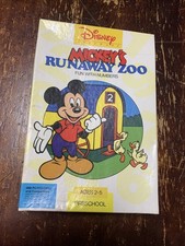 Disney Mickey’s Runaway Zoo Vintage Computer 3.5” Game Disk -Tandy / Commodore picture