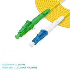 5Pcs 1m 2m 3m 5m LC/APC to LC/UPC Single Mode OS2 Simplex Fiber Optic Patch Cord picture