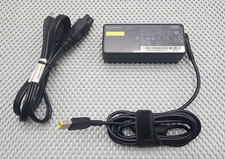 Lenovo 65W Slim Tip Laptop Charger 20V 3.25A Square Yellow Adapter OEM picture