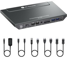 AV Access KD-E10 KVM Switch 2 Monitors 2 Computers, Laptop & Desktop picture