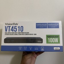 VisionTek VT4510 Dual Display 4K USB 3.0/ USB-C Docking Station picture