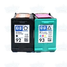 2pk Genuine HP 92/93 Black & Color Ink C3180 C3140 C3150 C3135 DeskJet 5420 5440 picture