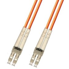 15M 50FT Multimode Duplex Fiber 50/125 LC 10 Pack Fiber Optic Patch Cable picture