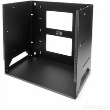 StarTech 2-Post 8U Open Frame Wall Mount Network Rack with Built-in Shelf and picture