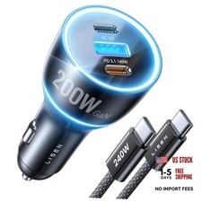 200W Car Charger USB C Fast Charge [GaN] PD 140W Fast Car Charger USB C, picture