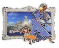 Disney Parks Wish Mini Jumbo Pin  Asha, Star and Valentino Limited Edition picture