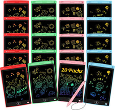20 Pack LCD Writing Tablet for Kids - Erasable and Reusable Toddler Doodle picture